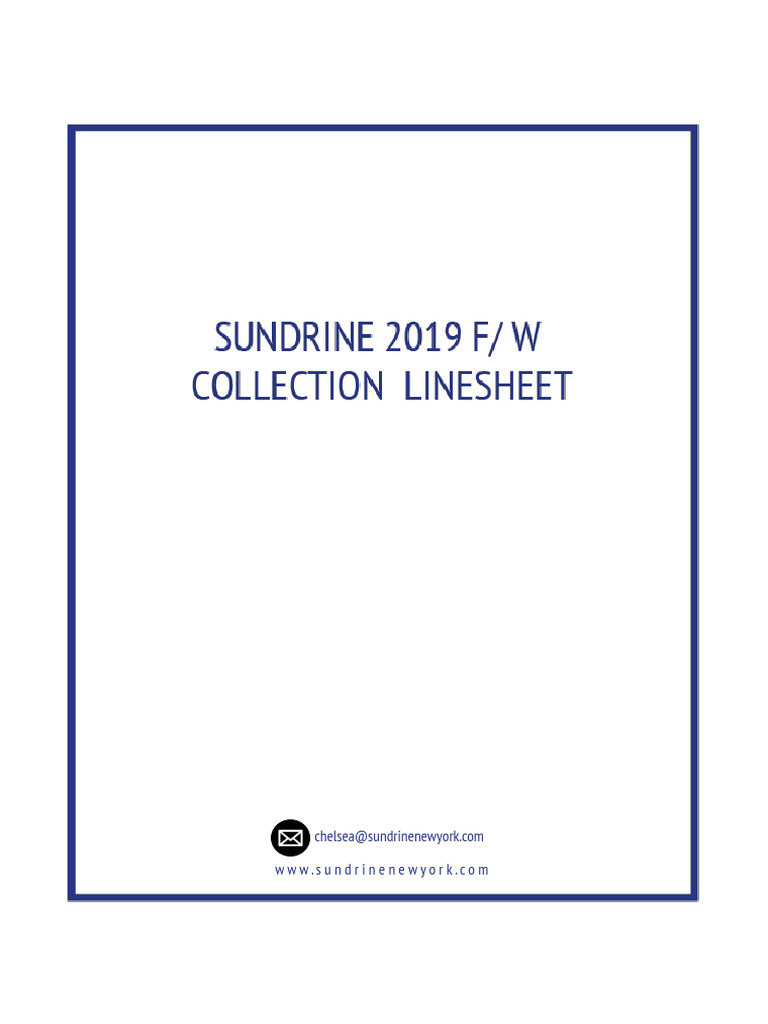 Line Sheets | PDF