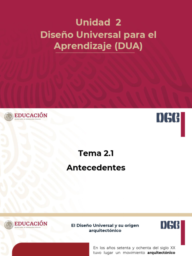 Principios del Diseño Universal para Aprendizaje | PDF | Plan de ...