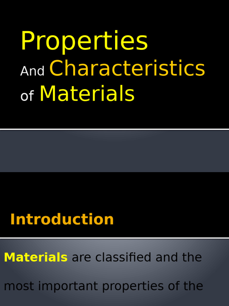 Key Properties of Engineering Materials | PDF | Hardness | Deformation ...