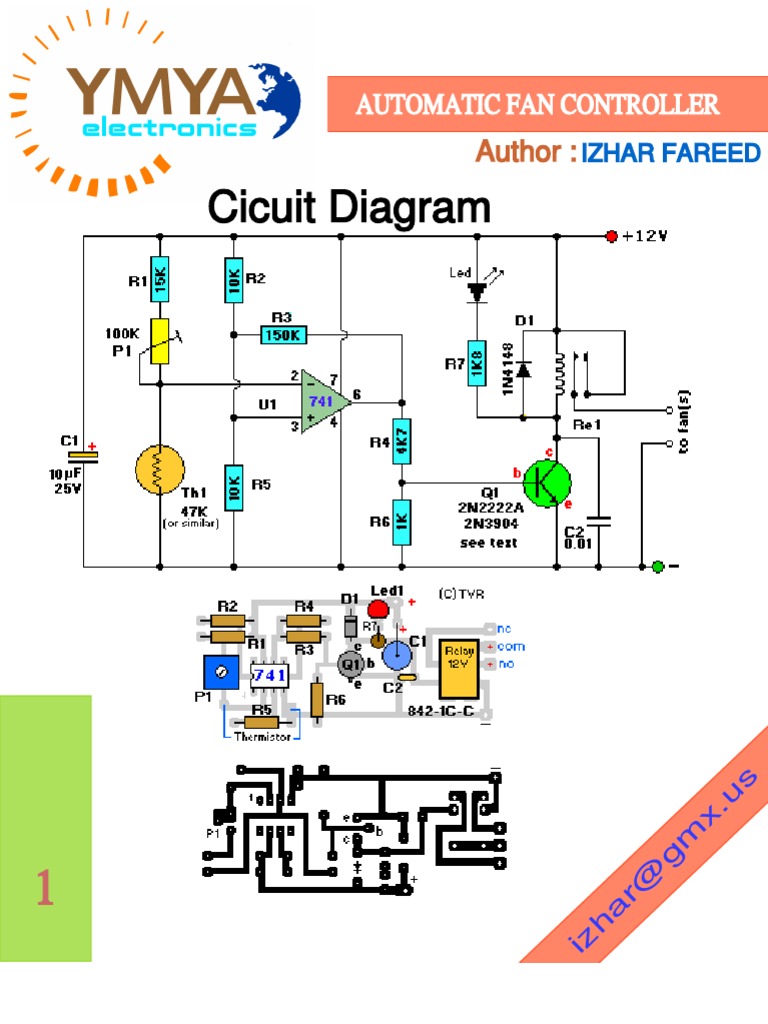 Auto Fan | PDF | Relay | Printed Circuit Board