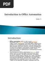 Download Introduction to Office Automation Unit-1 by Vaishali Mishra SN76055049 doc pdf