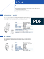 Filtros domésticos compactos para água