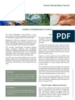Forest Stewardship Council Fact Sheet en