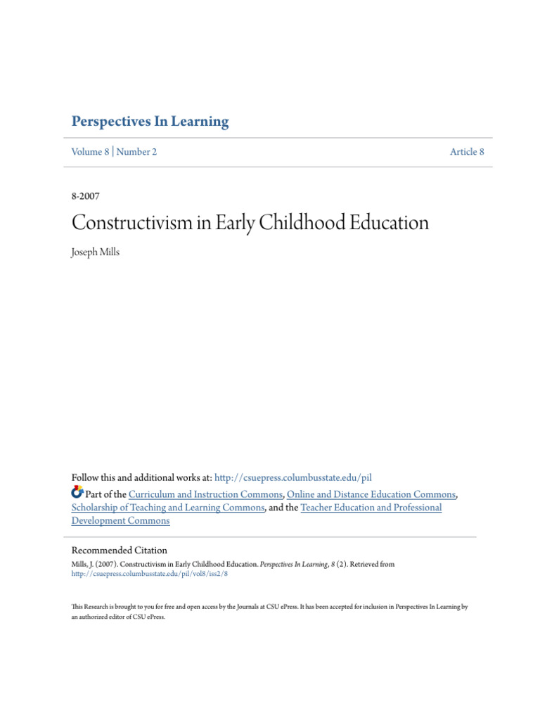 EXAMPLES OF CONSTRUCTIVISM IN EARLY CHILDHOOD EDUCATION visual data 3