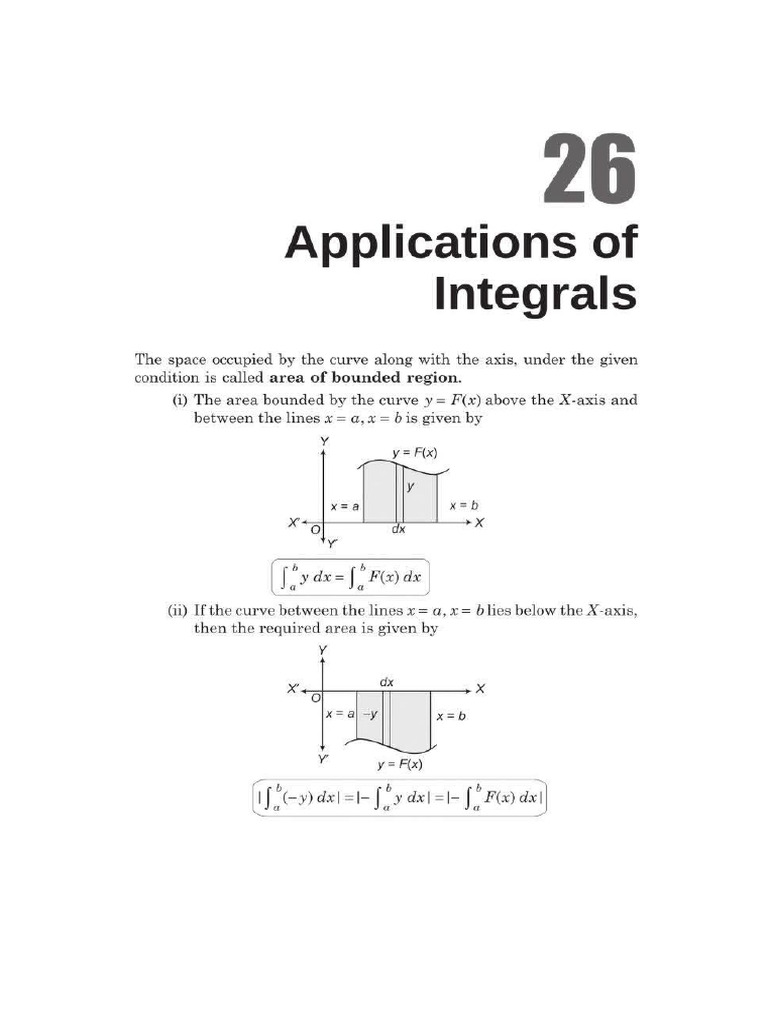 Application of Integral Arihant Handbook | PDF