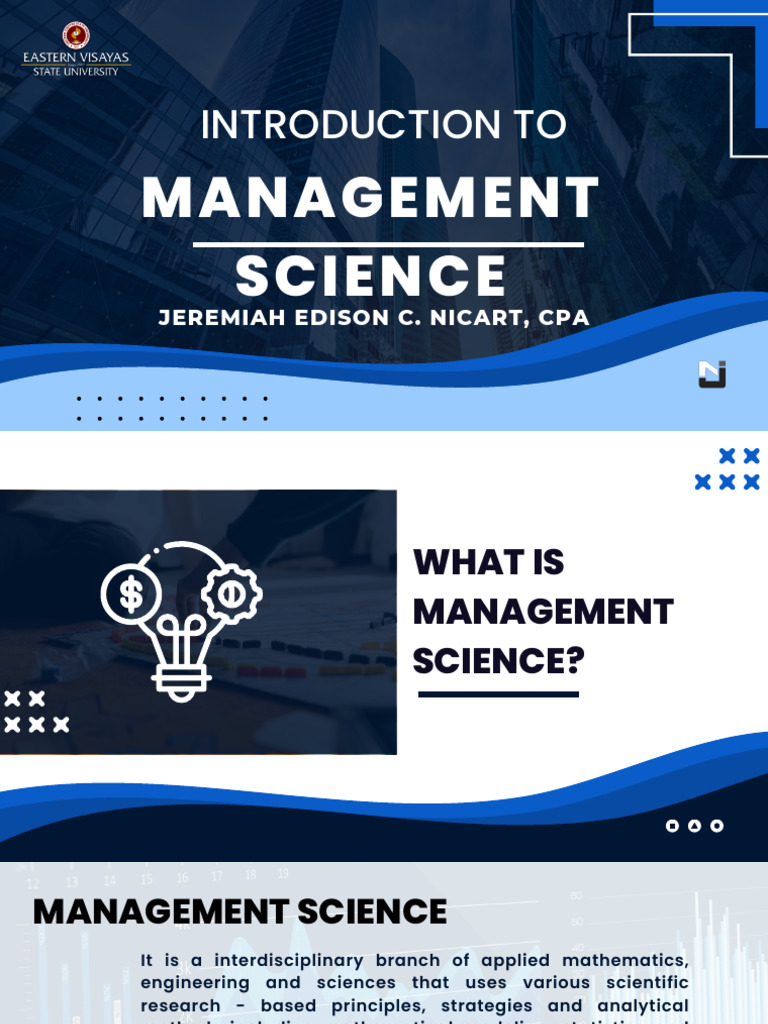 Introduction To Management Science 1 | PDF