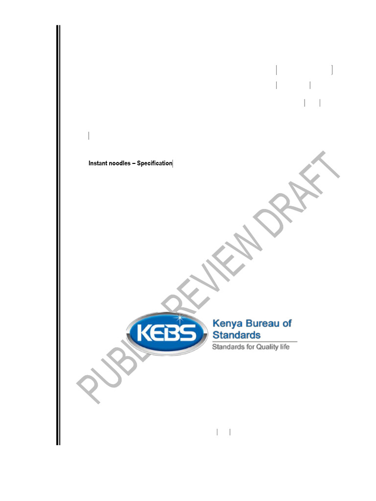 Kenya Instant Noodles | PDF
