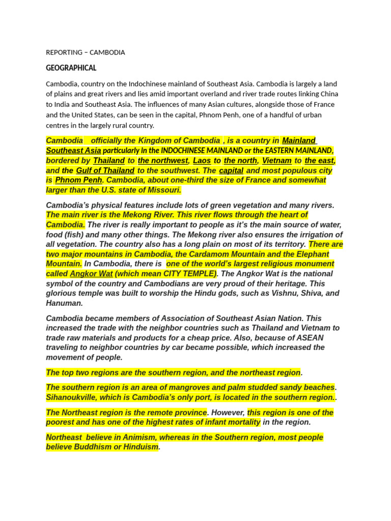 Cambodia Pdf