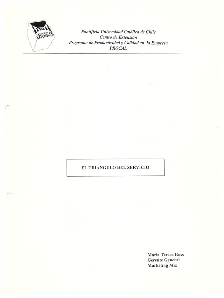 Cultura Del Servicio Pdf