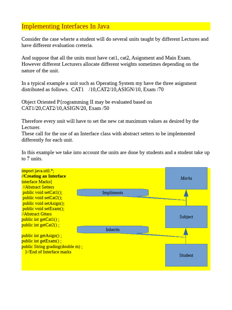 Abstract Class And Interface Example (2) | PDF
