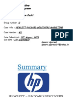 Assignment#1 Hewlett Packard