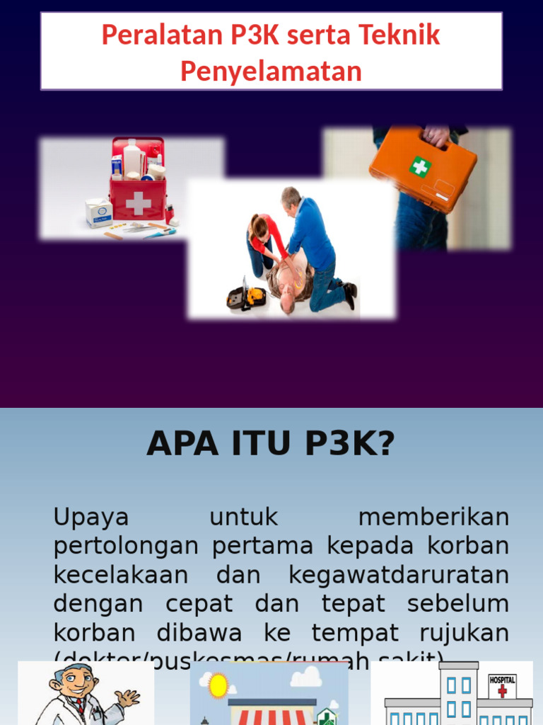 Panduan Lengkap P3K dan Teknik Penyelamatan | PDF