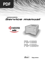 Kyocera FS-1000 Plus Service Manual