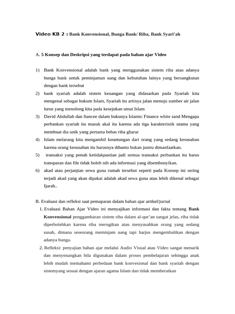 Fiqh KB 3 Analisis Bahan Ajar Video | PDF