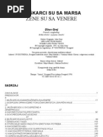John Gray Muskarci Su Sa Marsa Zene Sa Venere | PDF