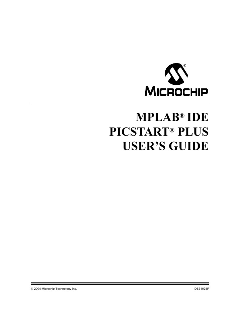 Mplab Ide Picstart Plus User's Guide | PDF | Computers