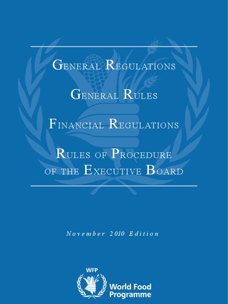 GeneralRegulations E | PDF