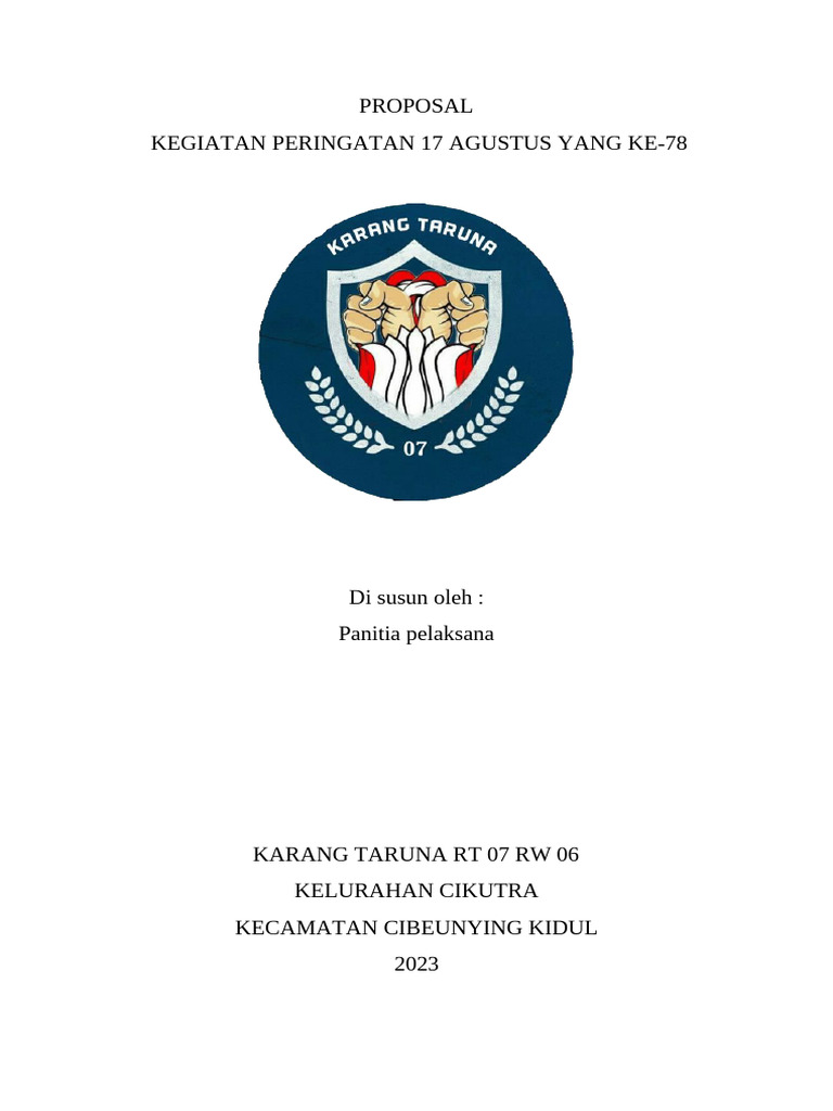 Proposal Kegiatan 07 (4) - 1 | PDF