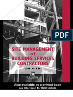 CIBSE Site Management of Building Services Contractors