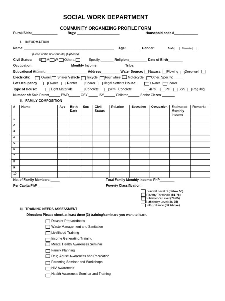 Tools For Community Suvery | PDF | Social Science