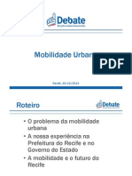 Documento de Jarbas para a Comissão de Mobilidade