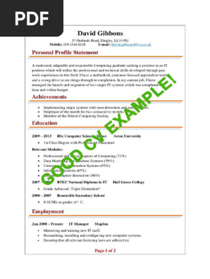 good cv (1)
