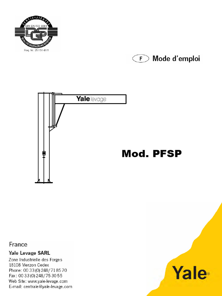 Yale PFSP Ma - FR | PDF