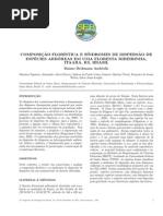 COMPOSICÃO FLORÍSTICA E SÍNDROMES DE DISPERSÃO DE