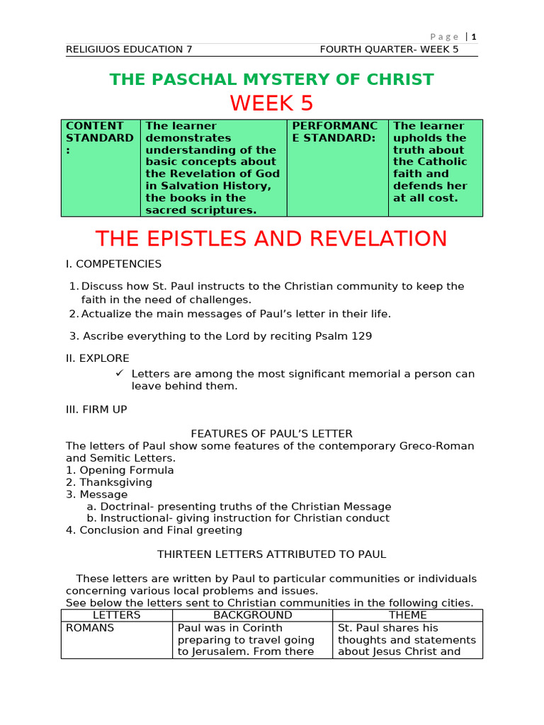 Week 5 | PDF