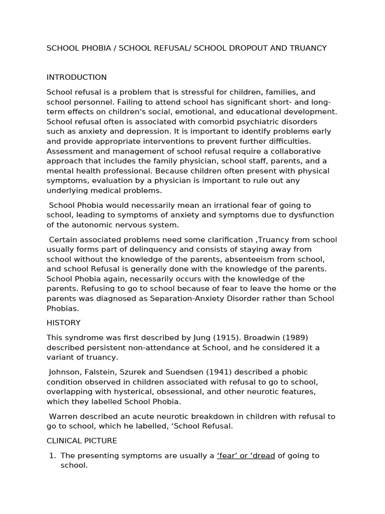 Internalising Disorders | PDF