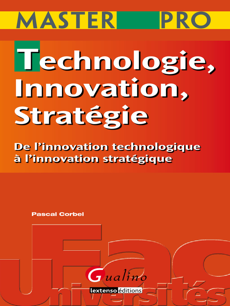 Technologie Innovation Strategies | PDF
