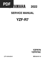 2022년 YZF-R7 | PDF