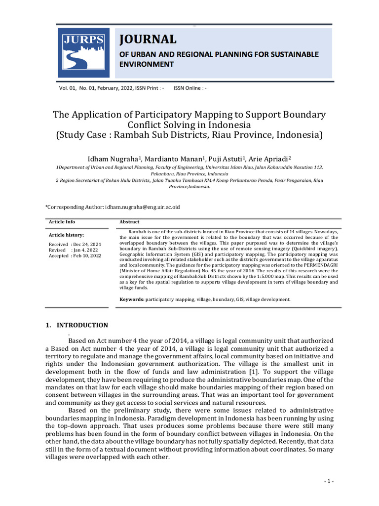 Jurps,+4+the+Application+of+Participatory+Mapping+to+Support+Boundary ...