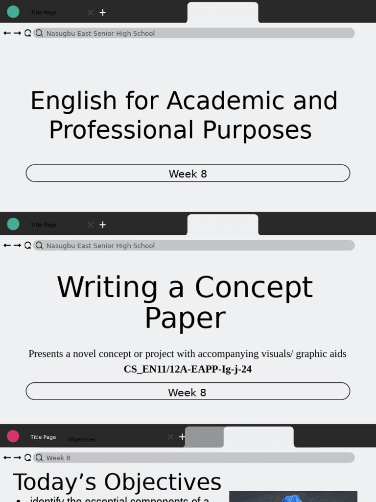 Concept Paper Writing Guide | PDF | Goal | Career & Growth