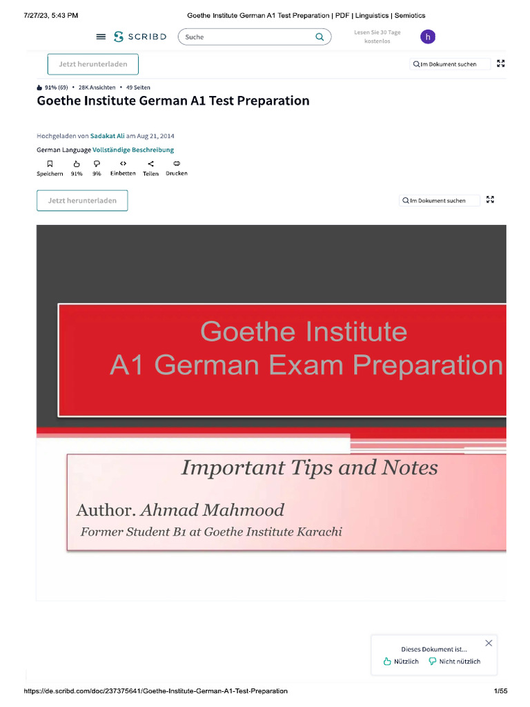 A1 Tipps | PDF