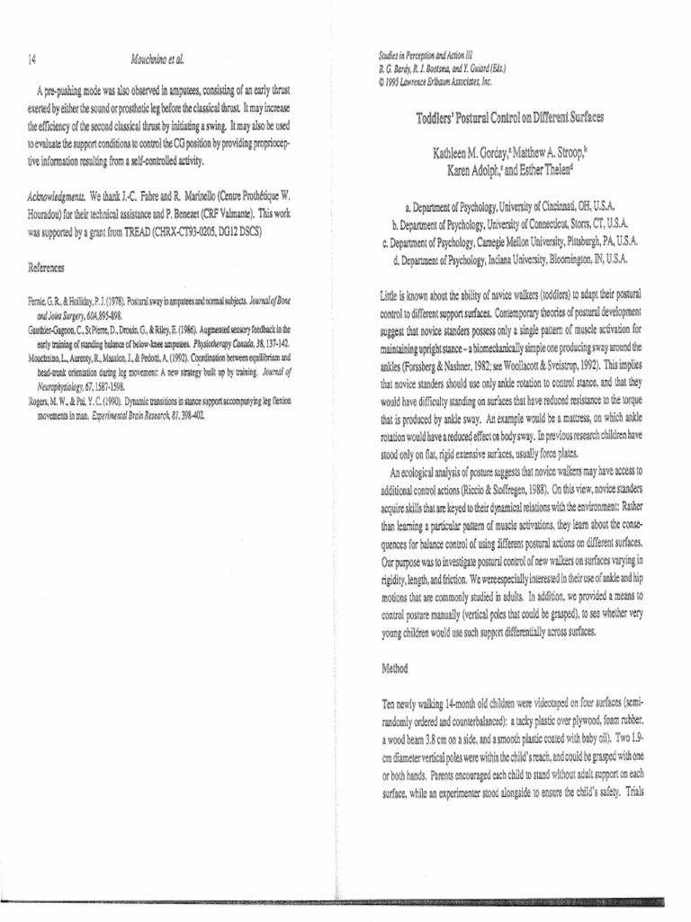 1995gorday K M Stroop M A Adolph K E Thelen E-Toddlers Postural Control ...