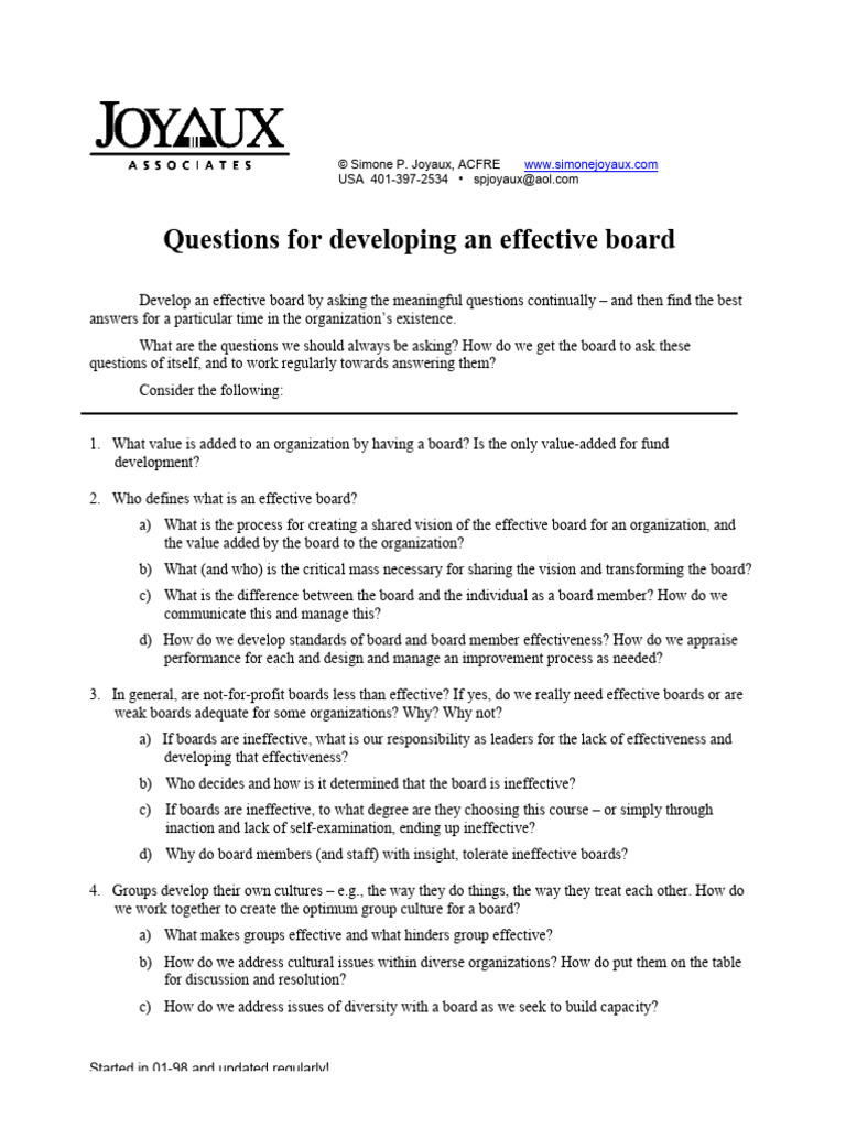 Board Questions | PDF