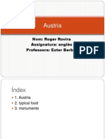 Austria: Nom: Roger Rovira Assignatura: Anglès Professora: Ester Berbel