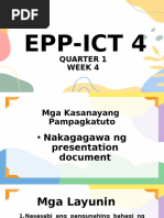 Paggamit ng Word Processing sa EPP 4 | PDF | Software | Computers
