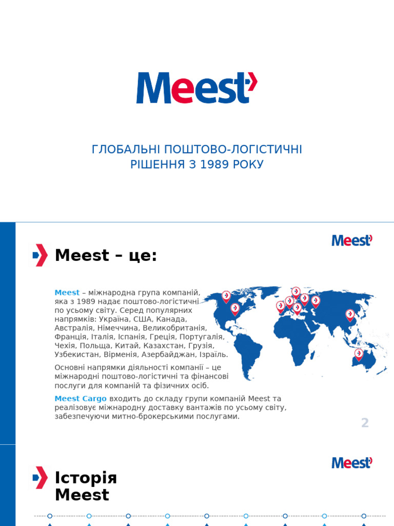 Meest Group - Meest Cargo | PDF