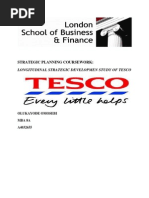 Download Strategic Planning Assignment - Tesco by Kayode Trinity Omosebi SN76071856 doc pdf