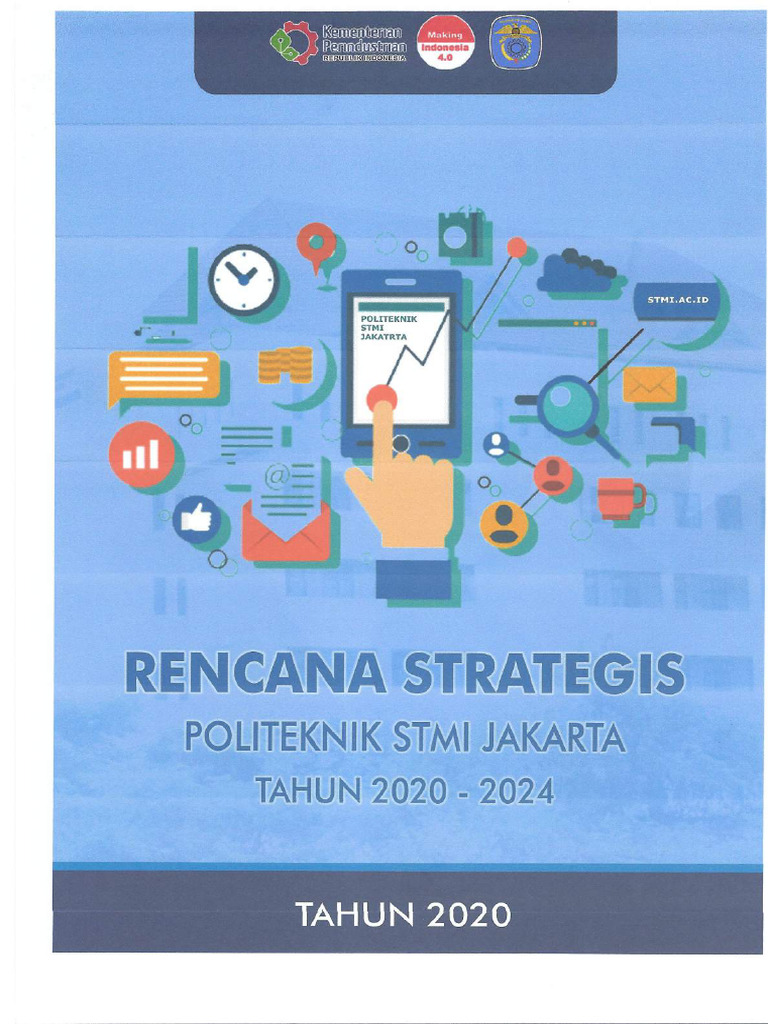 Dokumen Rencana Strategi Politeknik STMI Jakarta 2020 2024 | PDF