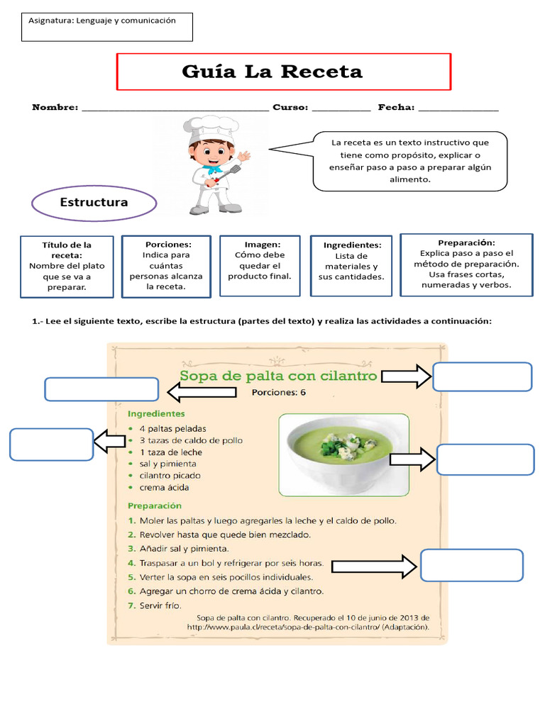 Guía Receta | PDF