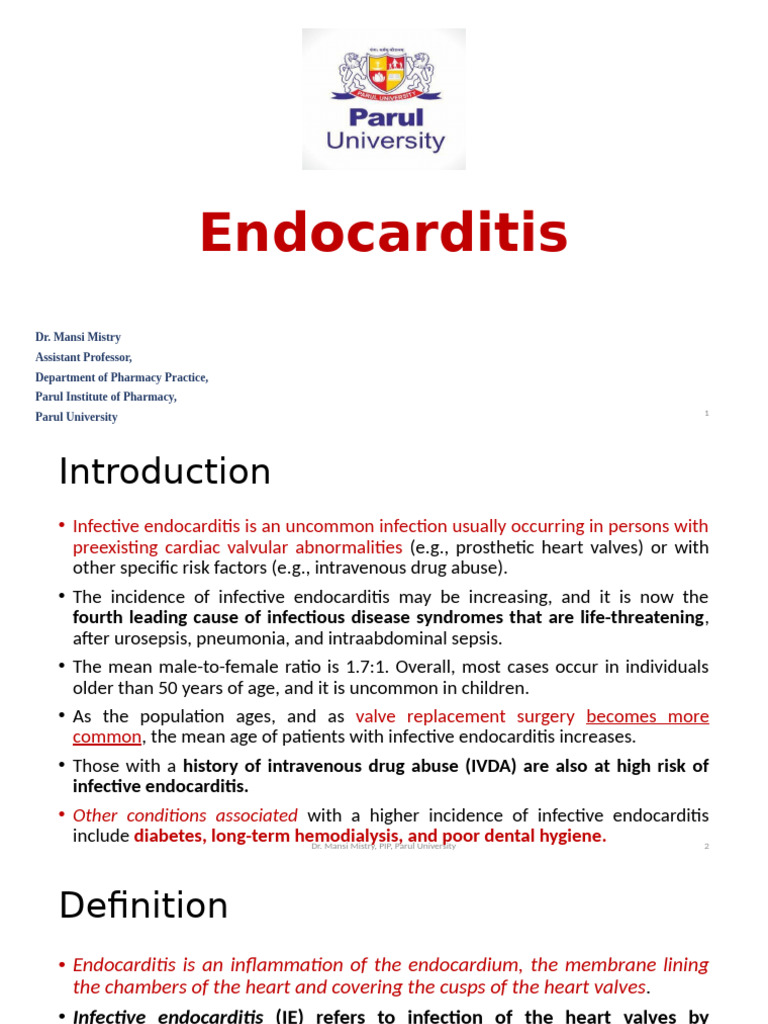 7.6 Endocarditis | PDF