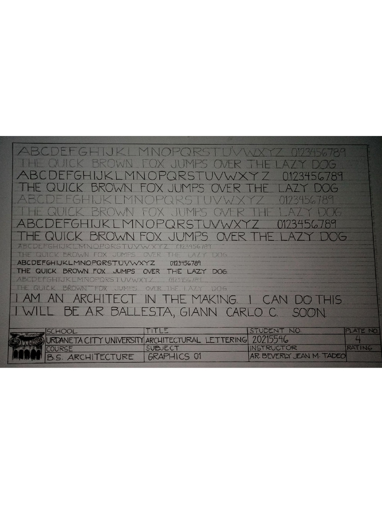 Architectural Lettering PDF