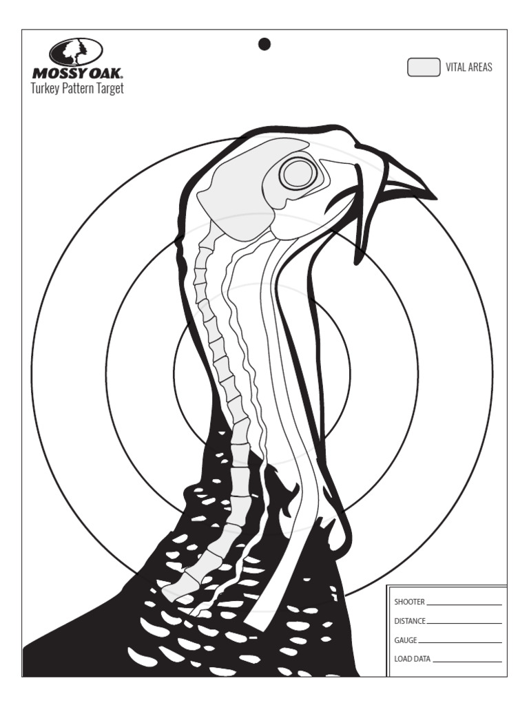 Turkey Target Black and White | PDF