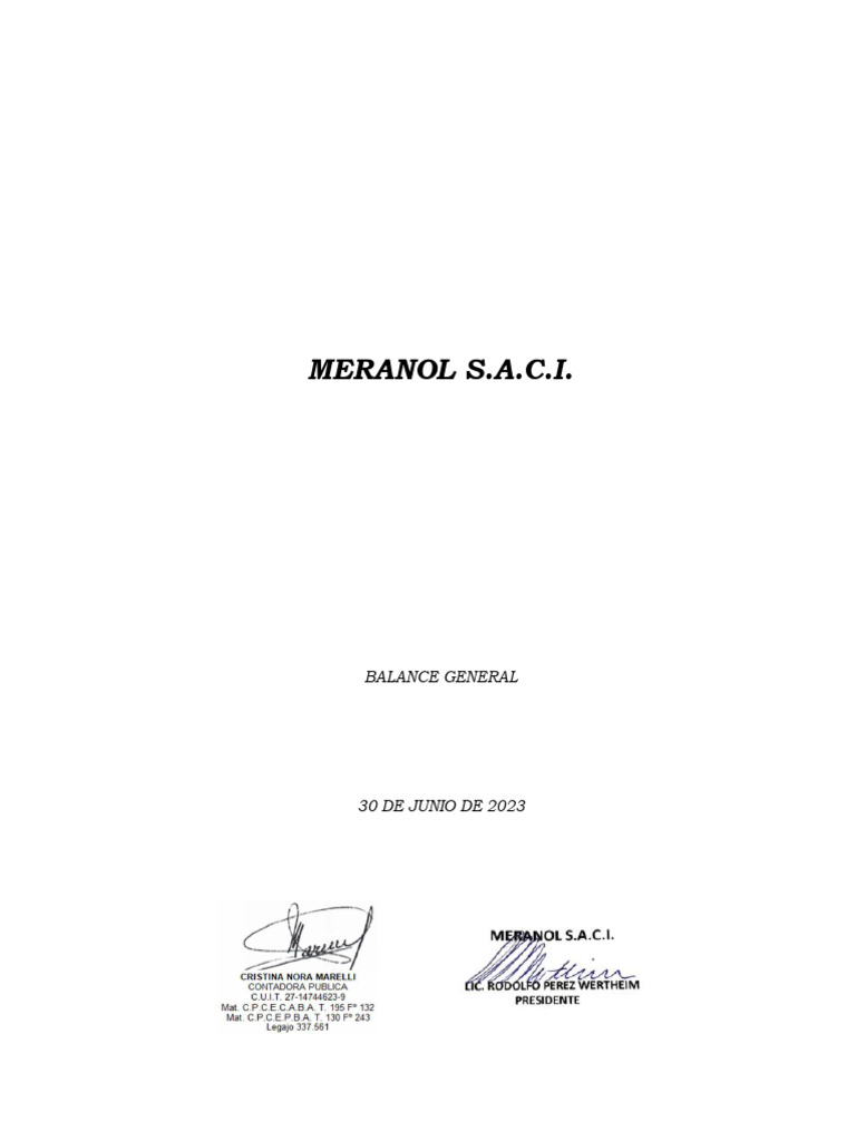 Meranol 2023 | PDF