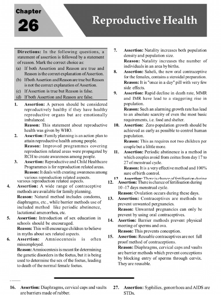 Reproductive Health A & R | PDF