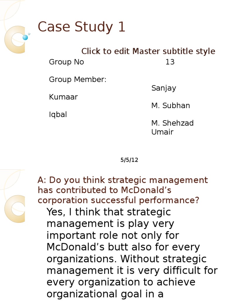 Case Study 1 | PDF | Business