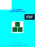 The Omnibus Language Of Value